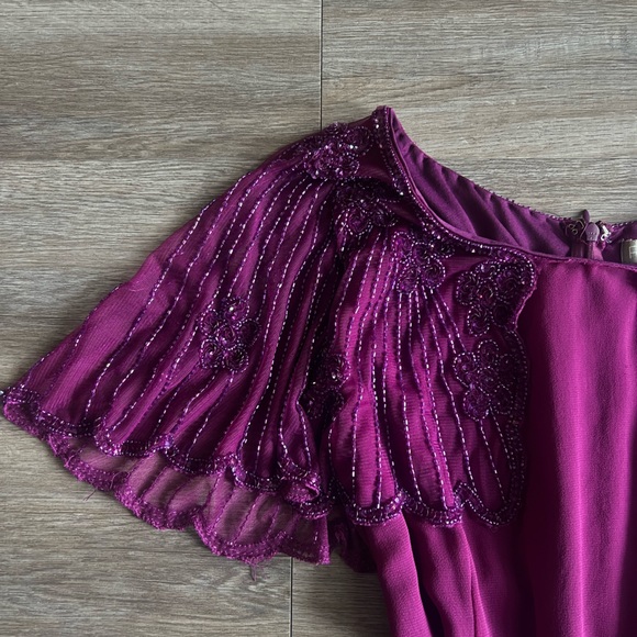 Vintage Violet Purple Sequin Romper - Picture 4 of 7